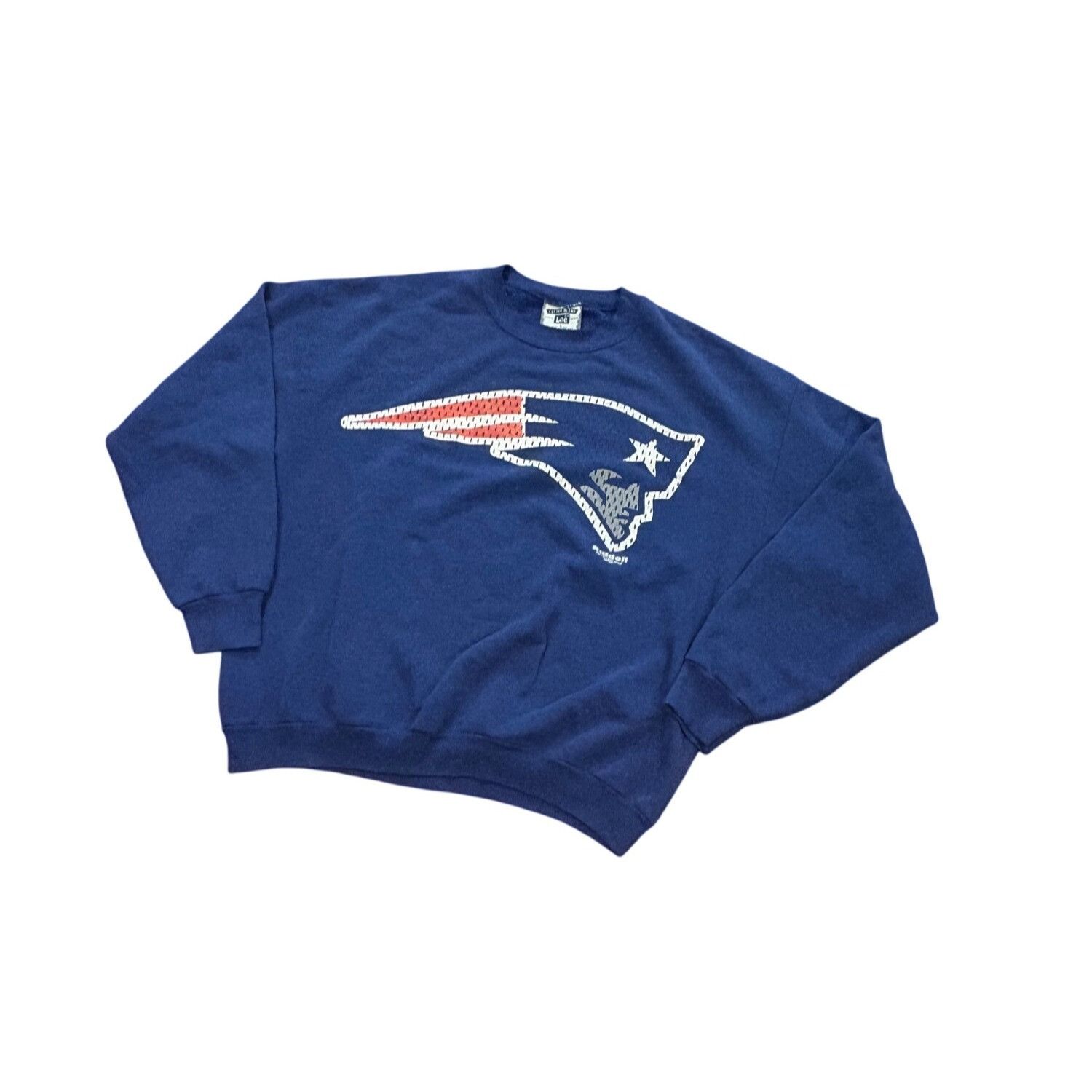 Lee Vintage 1998 Lee New England Patriots Big Logo NFL Sweatshir Size US L / EU 52-54 / 3 - 4 Thumbnail