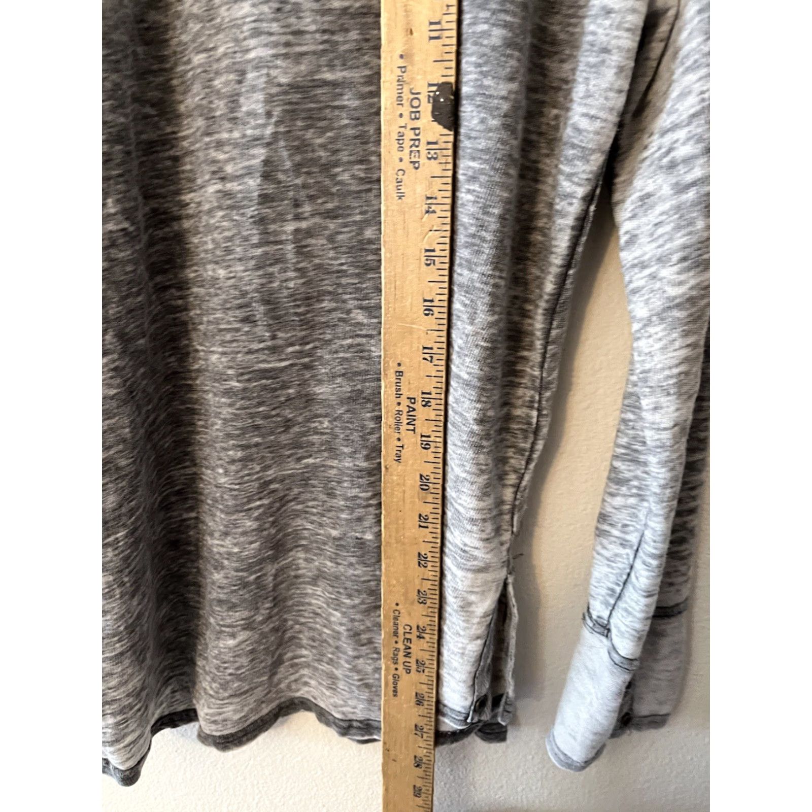 Vintage Jane & Delancey Cotton Blend Long Sleeve Burnout Sweatshirt Size Large Grey Womens Regular Long Sleeve Sweatshirt Size L / US 10 / IT 46 - 4 Thumbnail