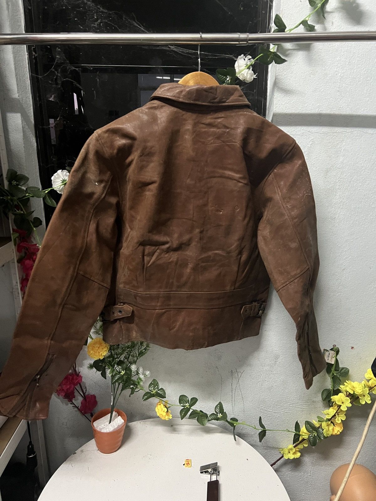 Leather × Vintage Vintage Leather Jacket Size US S / EU 44-46 / 1 - 2 Thumbnail