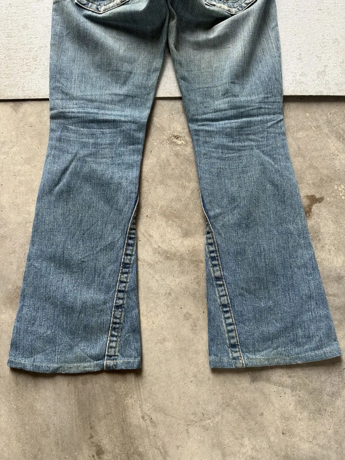 True Religion FLARED 🔥Vintage TRUE RELIGION Jean JOEY Ripped Denim Pants Size US 29 - 11 Thumbnail