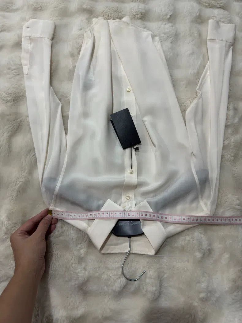 Saint Laurent Paris Saint Laurent Paris Silk Shirt Size XS / US 0-2 / IT 36-38 - 6 Thumbnail