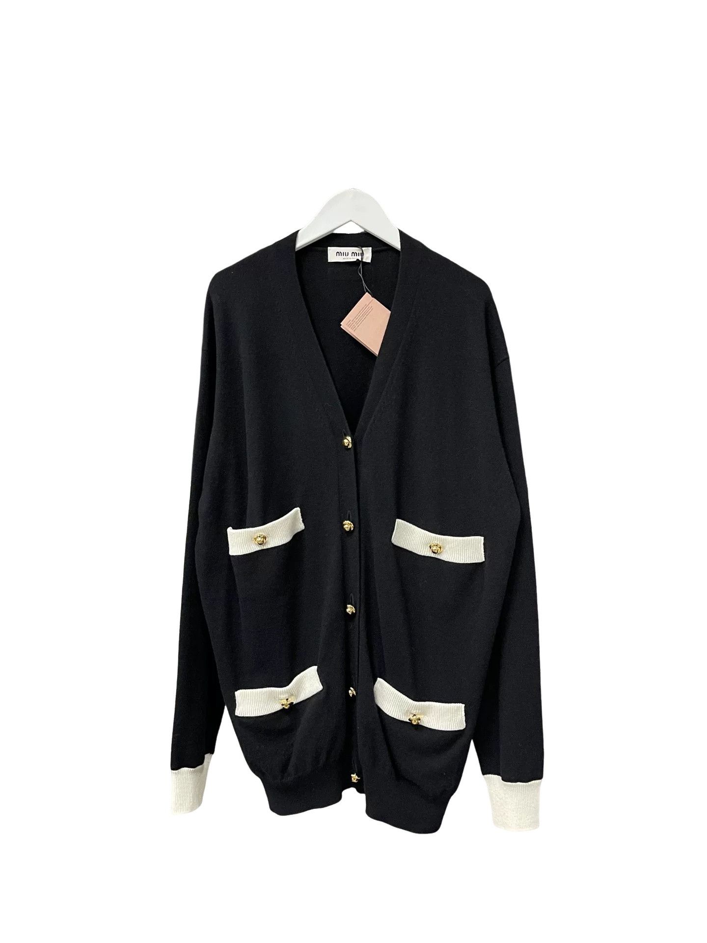 Miu Miu Miu Miu Wool Cardigan Size 38 Size XS / US 0-2 / IT 36-38 - 1 Thumbnail