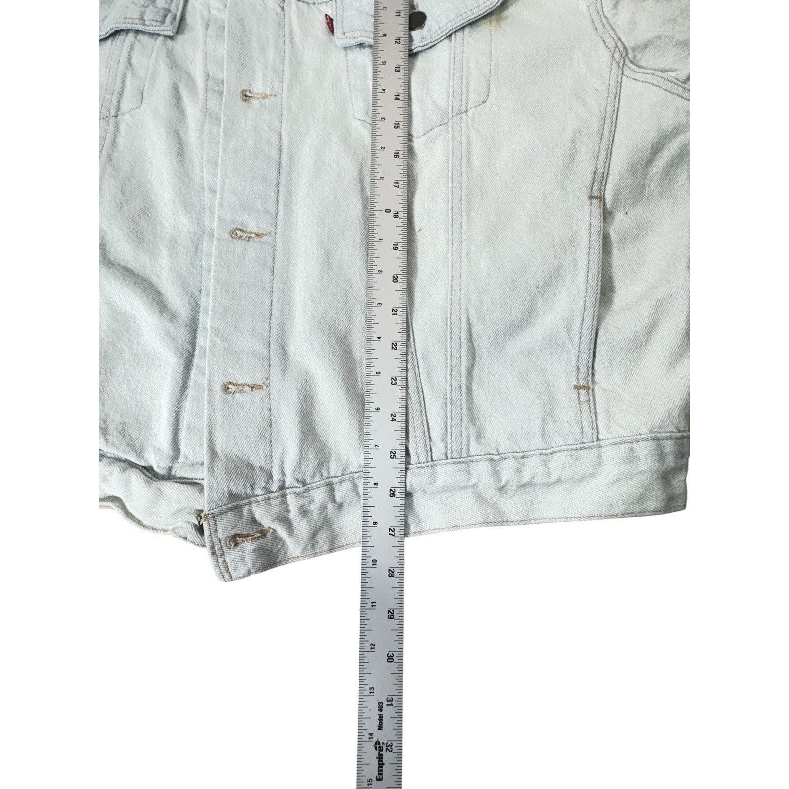 Levi's Vintage Levi’s Trucker Denim Jacket Size XXL White Wash USA Size US XXL / EU 58 / 5 - 3 Thumbnail
