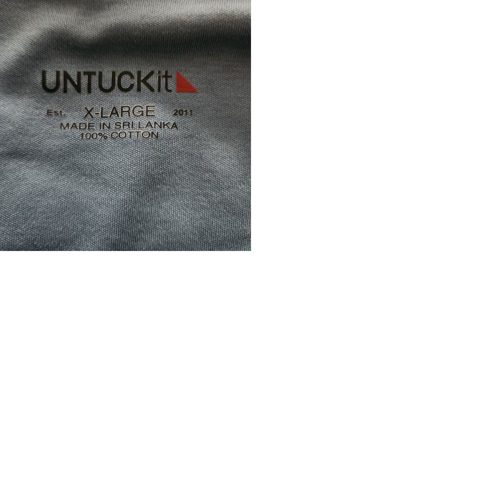 UNTUCKit UNTUCKit Polo Men's XL Long Sleeve Damaschino Light Blue Regular Fit Shirt Size US XL / EU 56 / 4 - 9 Thumbnail