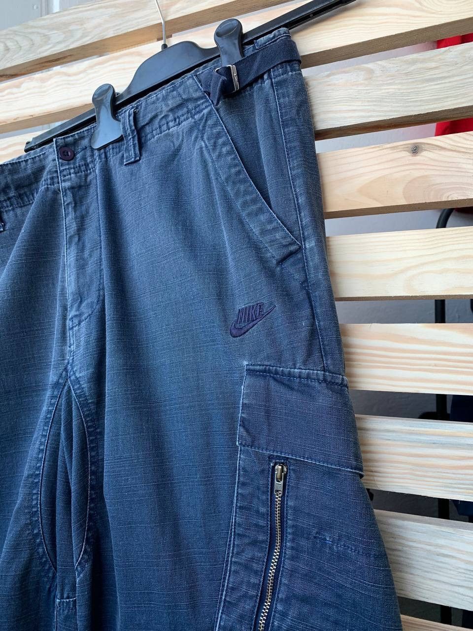 Nike × Vintage Vintage Nike Y2K Cargo baggy pants Size US 32 / EU 48 - 4 Thumbnail