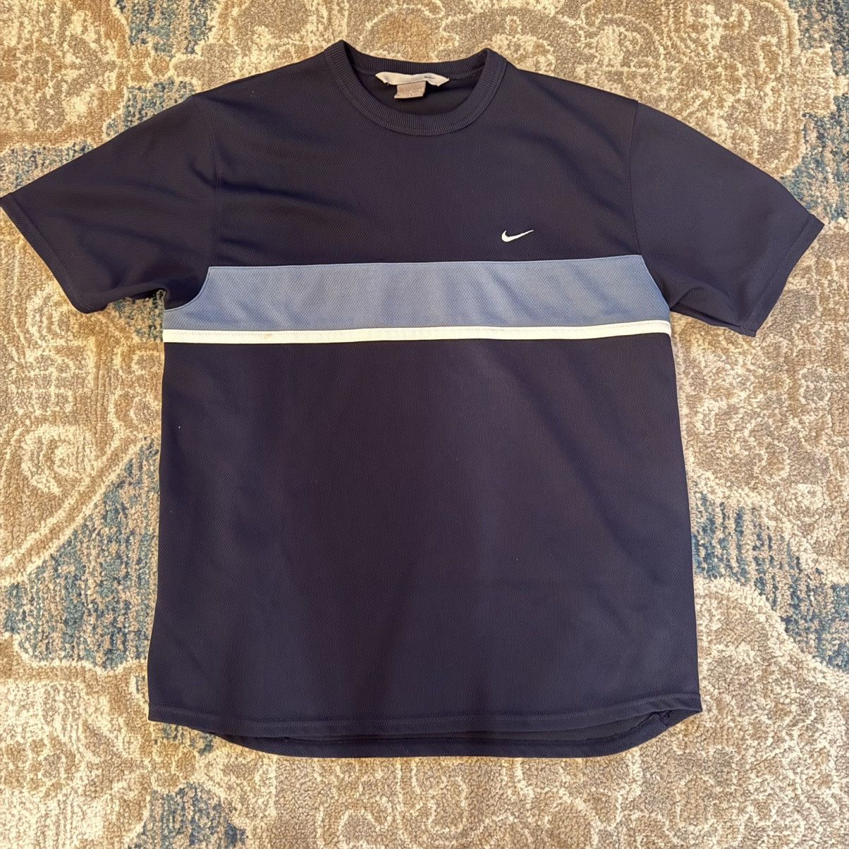Nike Vintage stripped jersey mesh tee Size US L / EU 52-54 / 3 - 1 Preview