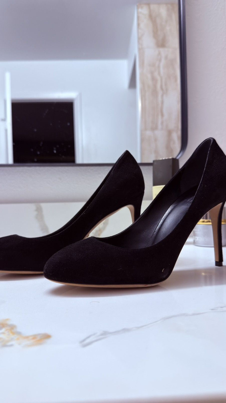 Gucci Suede Round Toe Pumps Size US 9 / IT 39 - 3 Thumbnail
