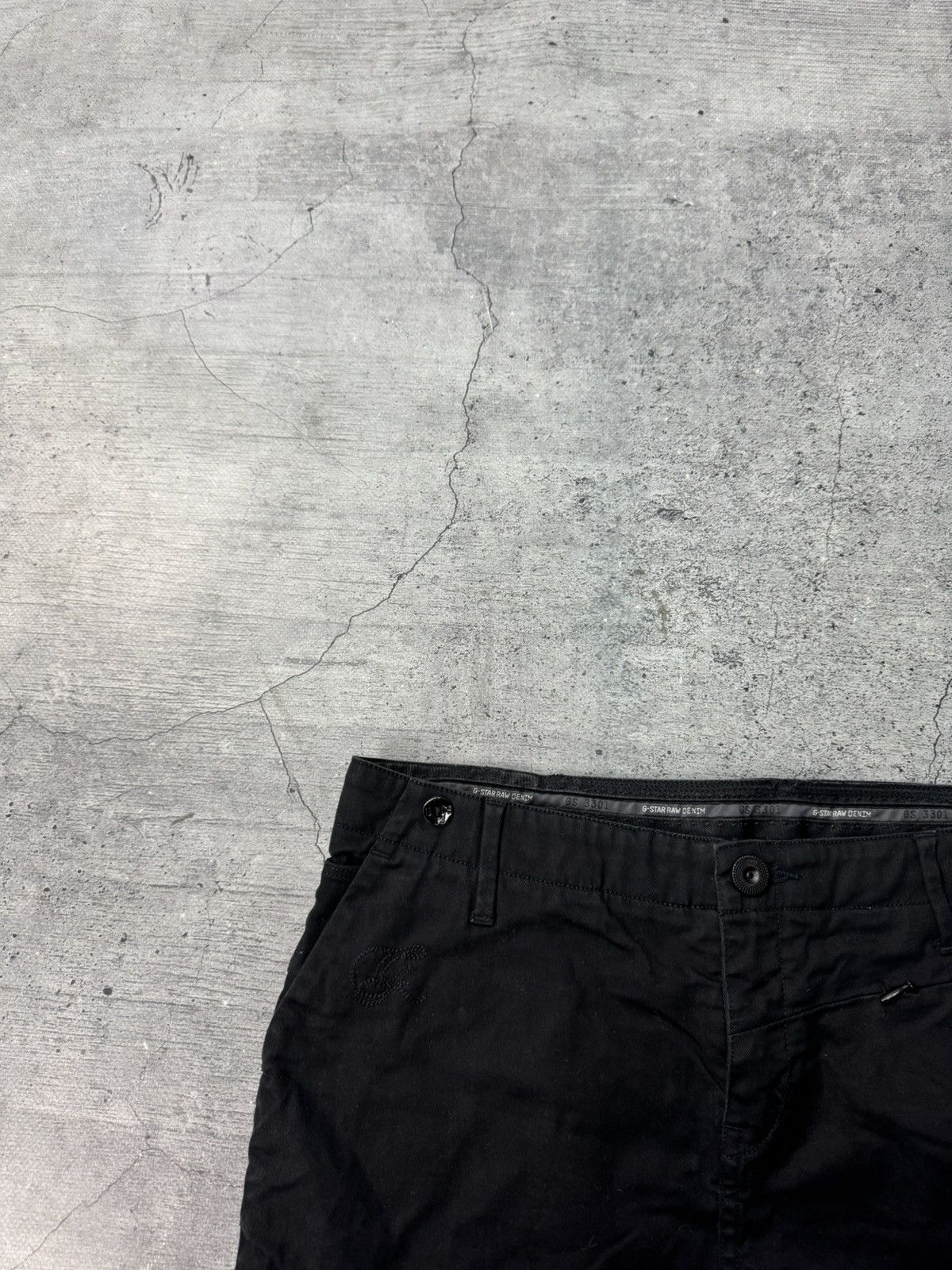 G-Star Vintage Y2K style G-Star Japanese skirt black streetwear Size 29" - 6 Thumbnail