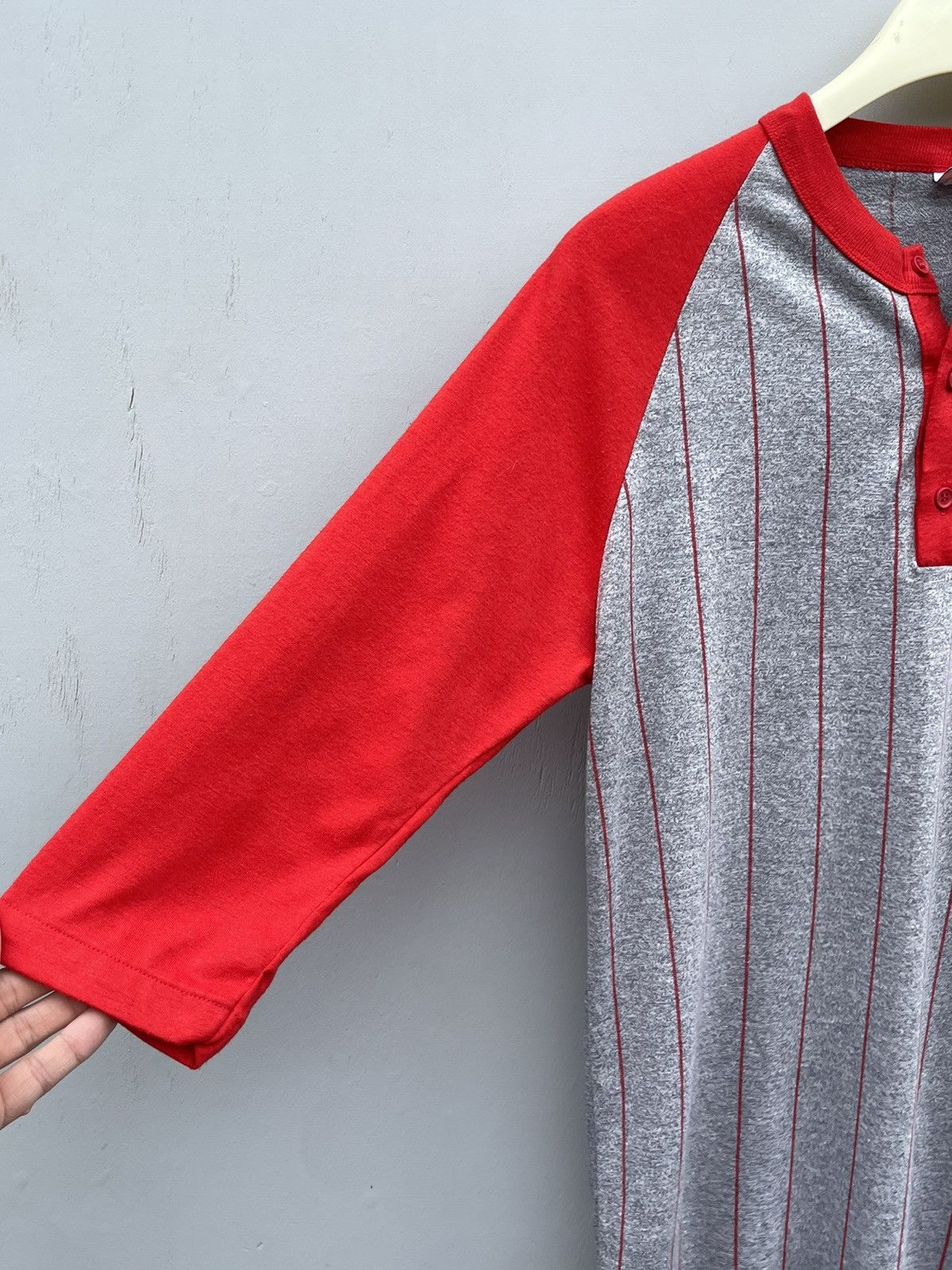 Nike Vintage Nike Block Letter Raglan 70s Rare Baseball T Shirt Size US S / EU 44-46 / 1 - 6 Thumbnail