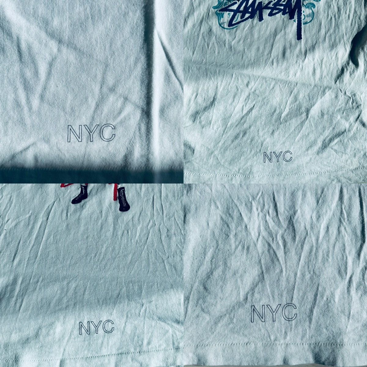 Stussy 4 pcs vintage 90s STUSSY L tee set NYC SOHO EXCLUSIVE Size US L / EU 52-54 / 3 - 11 Thumbnail
