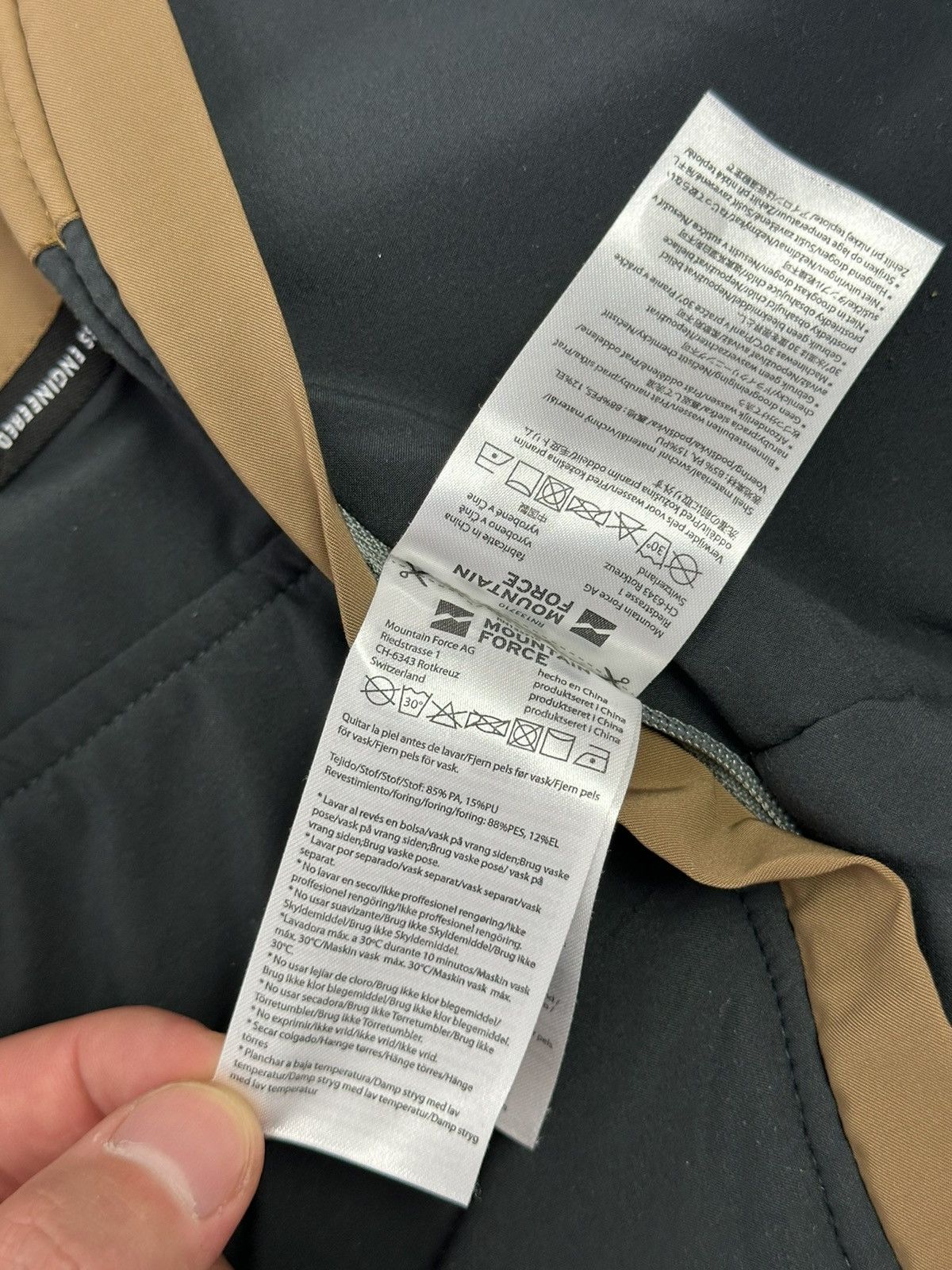 Other Mountine Force Outdoor Grey Zipper Ski Insulated Jacket Size M / US 6-8 / IT 42-44 - 12 Thumbnail