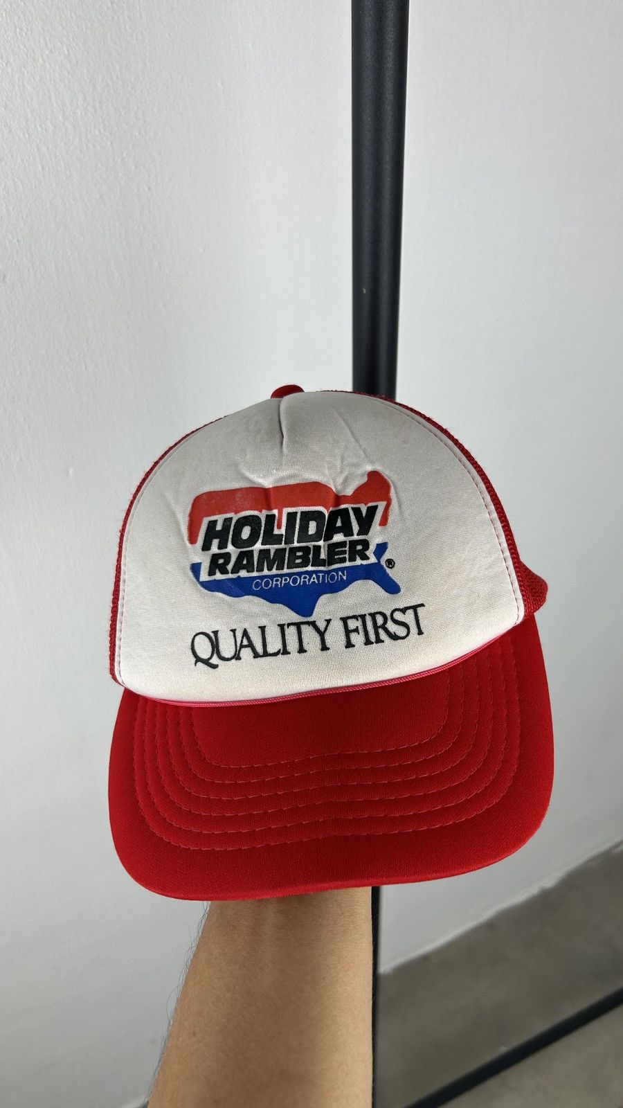 Vintage 1990s Holiday Rambler Trucker Hat Size ONE SIZE - 7 Thumbnail