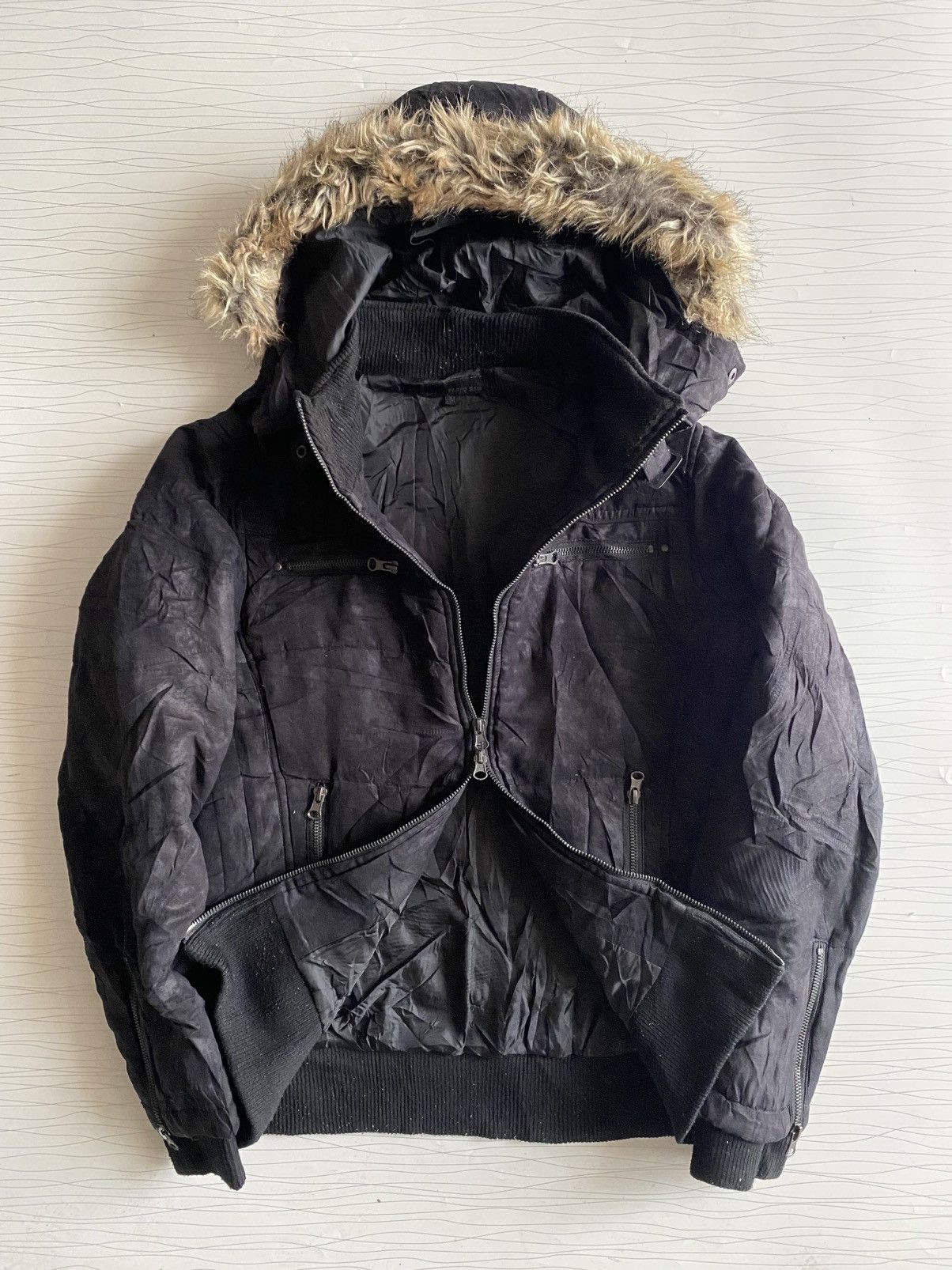 If Six Was Nine × Japanese Brand × Le Grande Bleu (L.G.B.) Japanese Paperbag Faux Fur Jacket Ifsixwasnine Lgb style Size US M / EU 48-50 / 2 - 6 Thumbnail