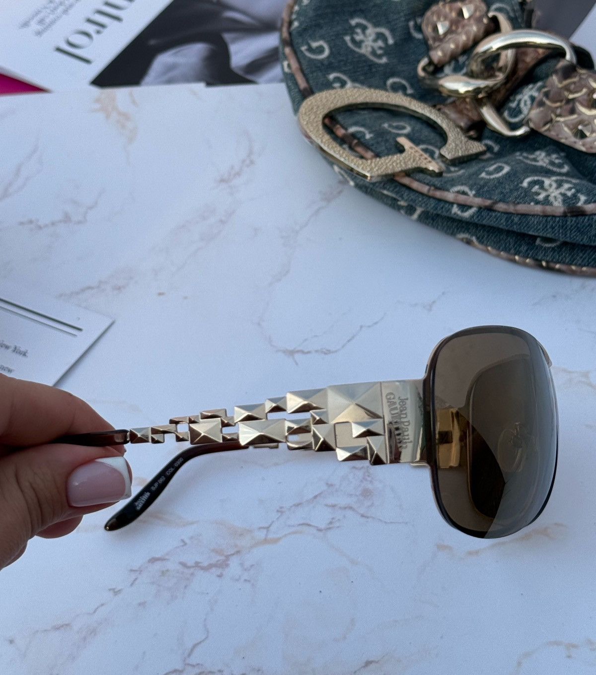 Jean Paul Gaultier Jean Paul Gaultier vintage sunglasses SJP062 Size ONE SIZE - 4 Thumbnail