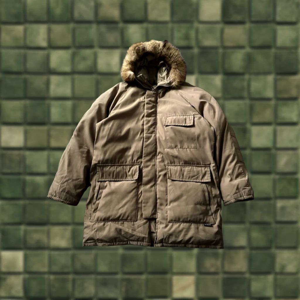 Schott VINTAGE Schott NYC Down Parka Jacket Alaska Military Army Men’s USA Y2K Size M Black Fur Trim Parka Jacket Mens Size US M / EU 48-50 / 2 - 1 Thumbnail