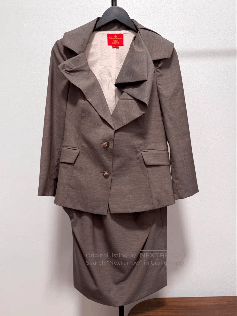 Vivienne Westwood Vivienne Westwood Asymmetrical Lapel Suit Jacket, JK Unifo Size S / US 4 / IT 40 - 1 Thumbnail