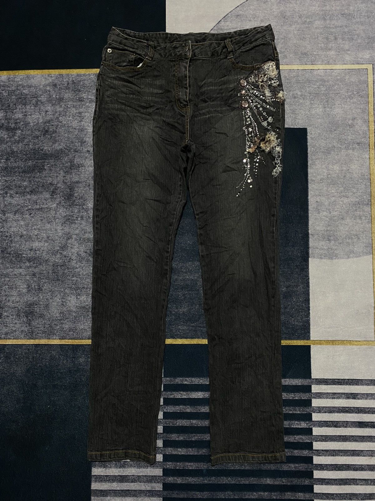 14th Addiction × Hysteric Glamour × If Six Was Nine IFSIXWASNINE STYLE DENIM PANTS Size US 30 / EU 46 - 1 Thumbnail
