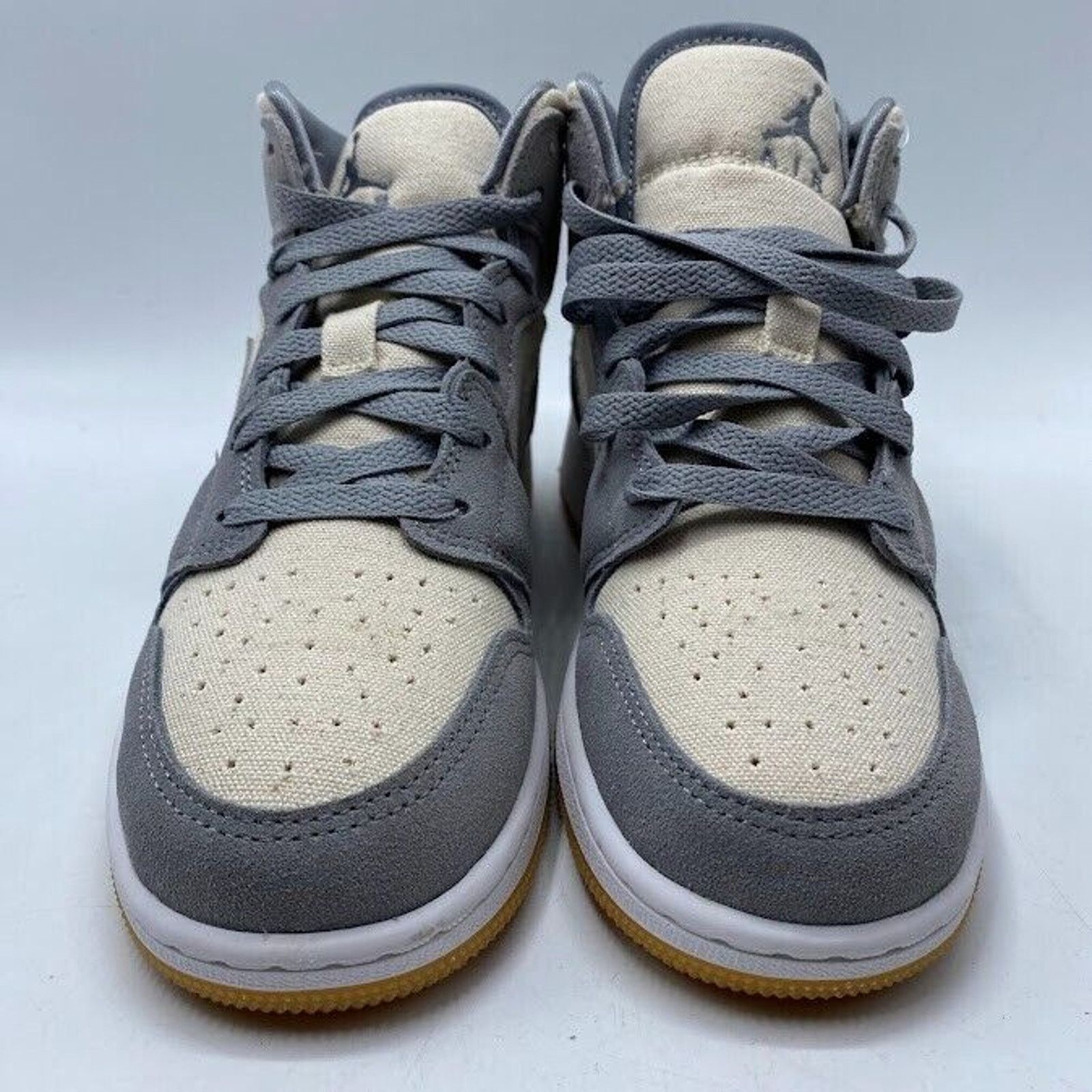 Nike NEW Nike Air Jordan 1 Mid SE Coconut Milk GS DN4346-100 Size US 5 / IT 35 - 3 Thumbnail