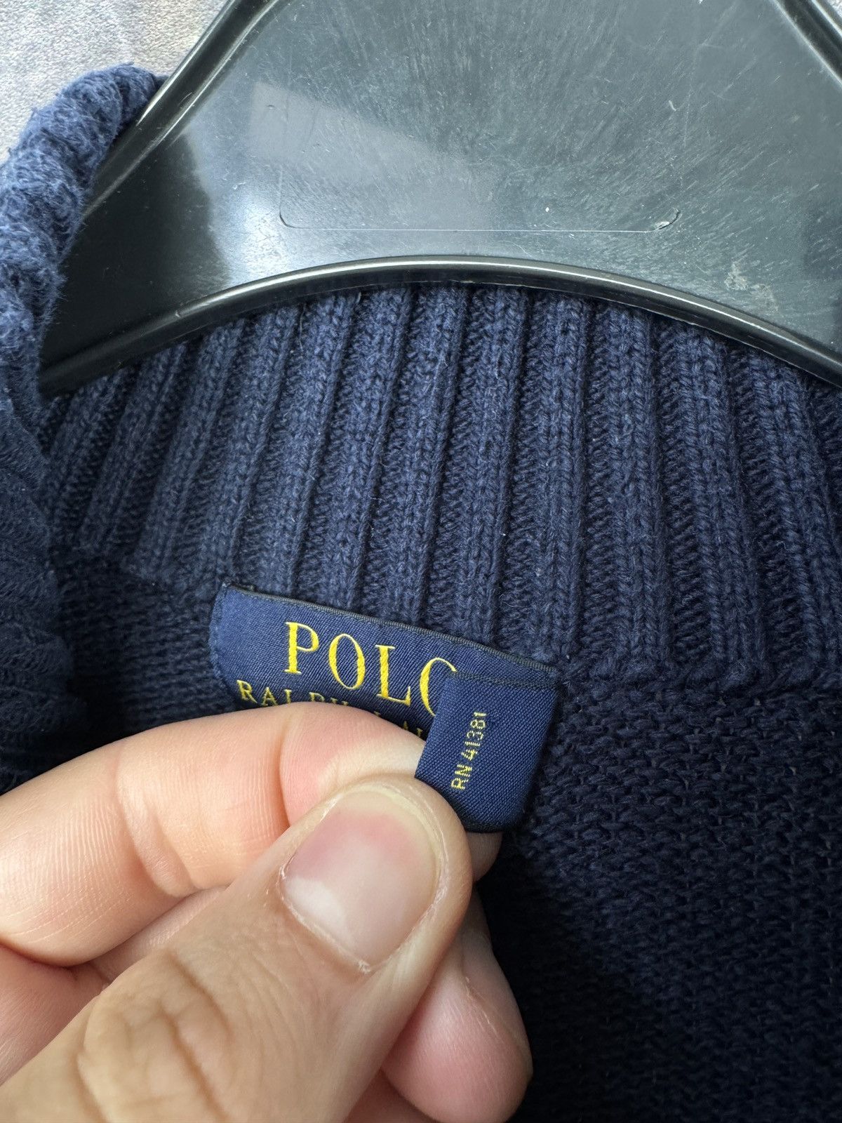 Polo Ralph Lauren Mens Polo Ralph Lauren Sweater Pullover 1/4 Zip Size Large Size US L / EU 52-54 / 3 - 8 Thumbnail