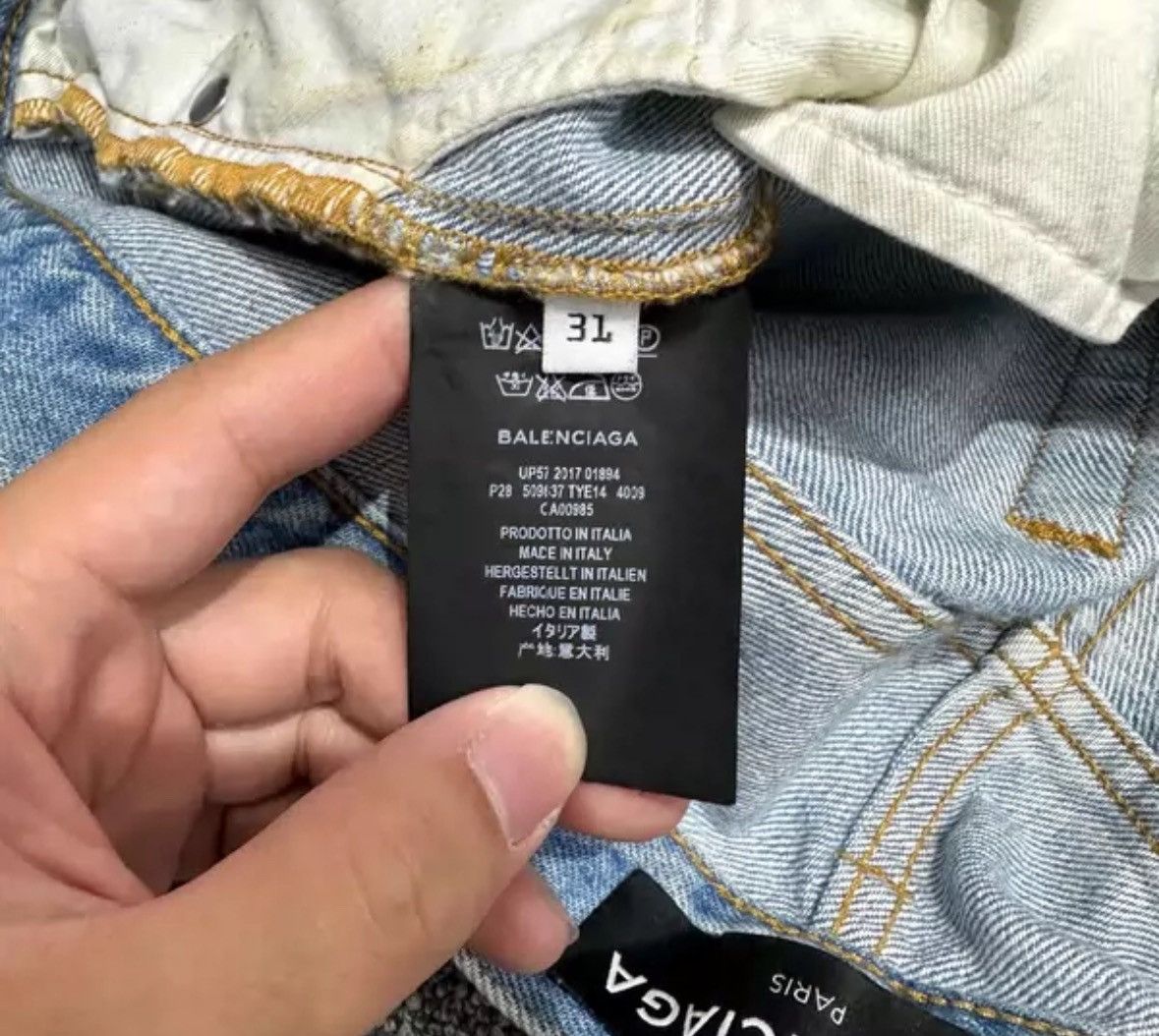 Balenciaga Balenciaga Three Piece Jeans2412-Nextarrow Size US 31 - 4 Thumbnail