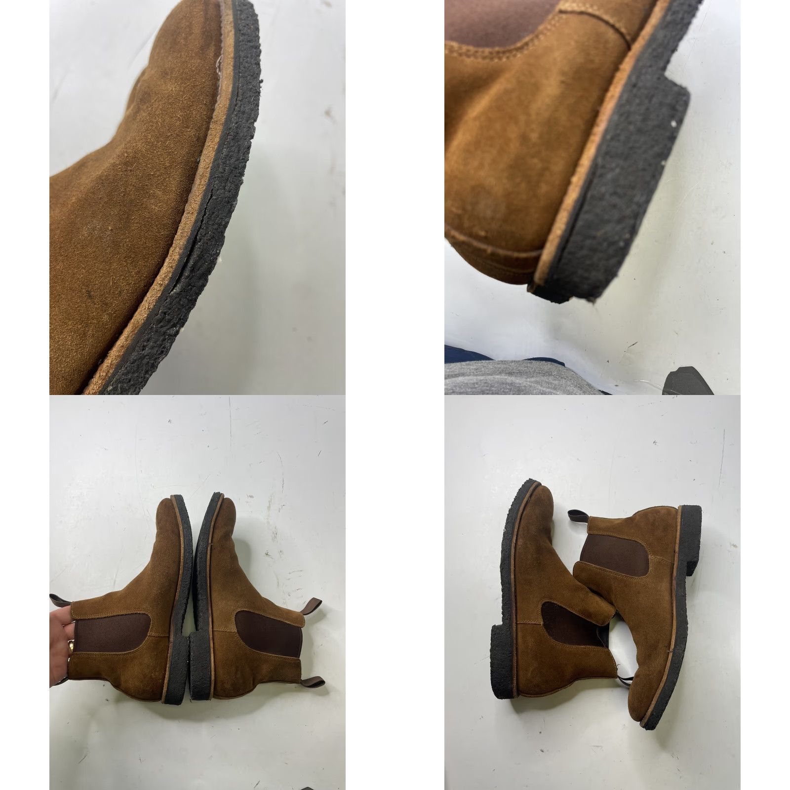 J.Crew J.Crew Suede Chelsea Boots Dress Boots Men 8.5 Brown Chelsea Suede Leather Soles Boots Mens Size US 9 / EU 42 - 8 Thumbnail