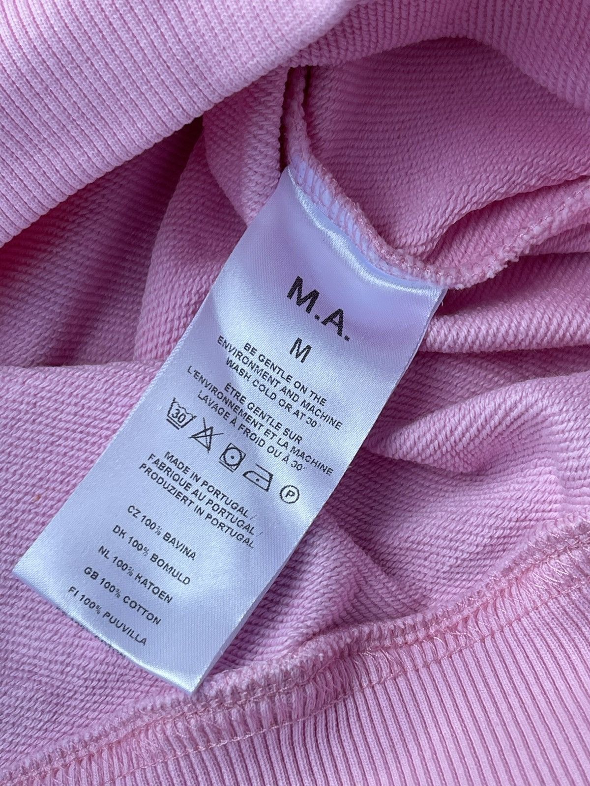 Martin Asbjorn Martin Asbjorn Logo Pink Half Zip Crewneck Size US M / EU 48-50 / 2 - 18 Thumbnail