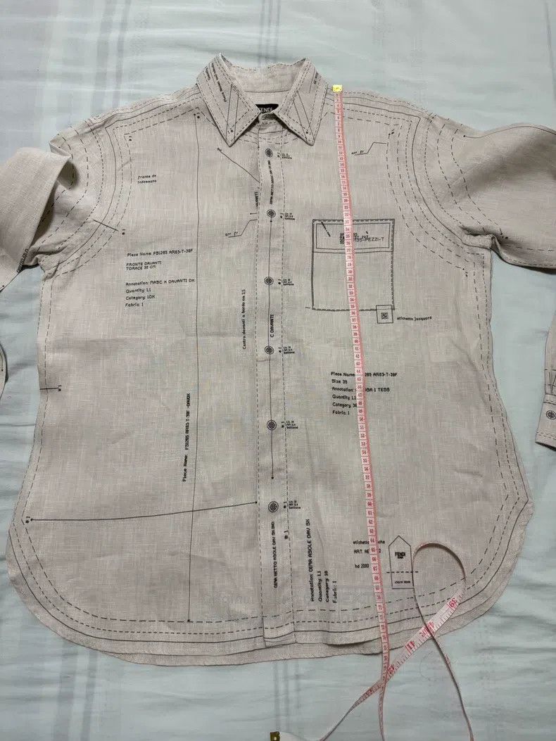 Fendi Fendi size 39 Long-sleeve shirt jacket Size US M / EU 48-50 / 2 - 5 Thumbnail