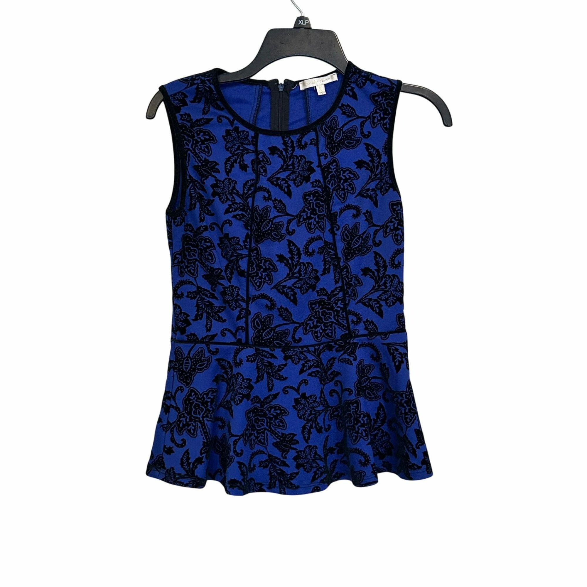 Other ✨Under Skies Size S Women's Elegant Blue & Black Floral Slee Size S / US 4 / IT 40 - 1 Thumbnail