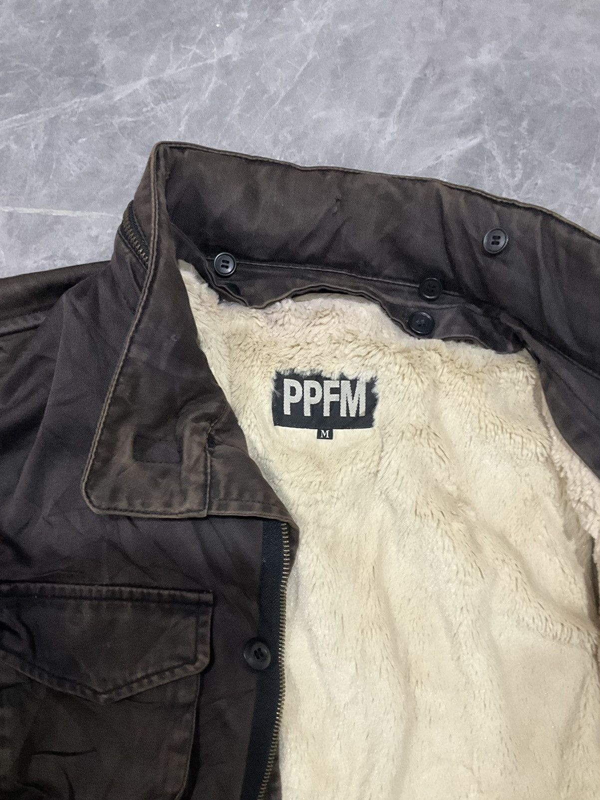 Japanese Brand × PPFM PPFM Jacket Coat 2 in 1 with extra fabric polister & hoodie Size US M / EU 48-50 / 2 - 3 Thumbnail