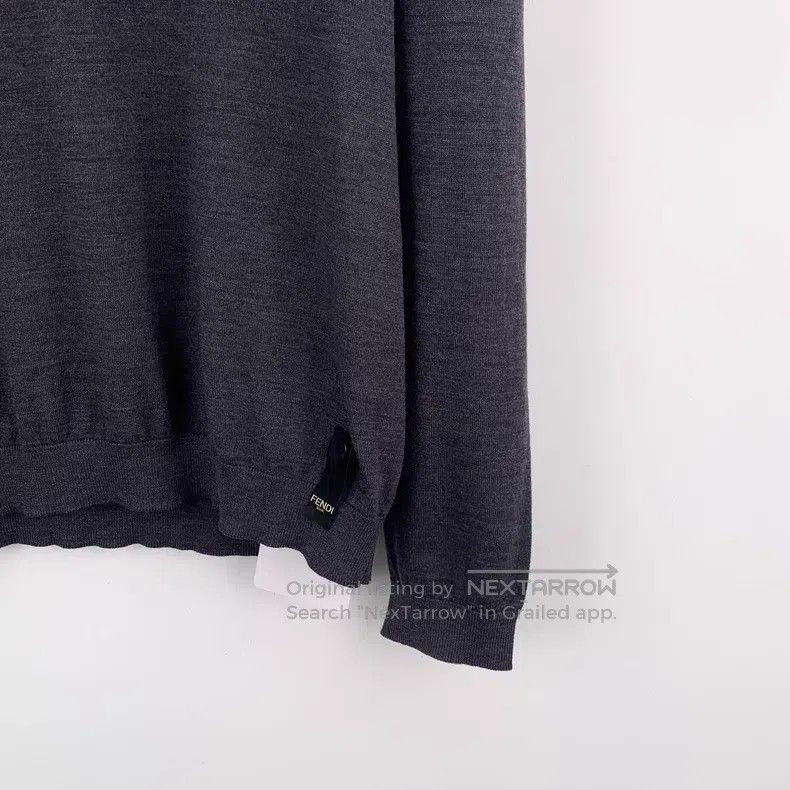 Fendi Fendi Black letter flower, cotton round-neck long-sleeve k Size US M / EU 48-50 / 2 - 4 Thumbnail