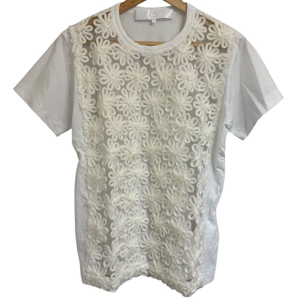 Other Other tao COMME des GARCONS Flower Embroidery Lace T-shirt Others T-Shirts DUTY FREE for USA Size ONE SIZE - 1 Thumbnail