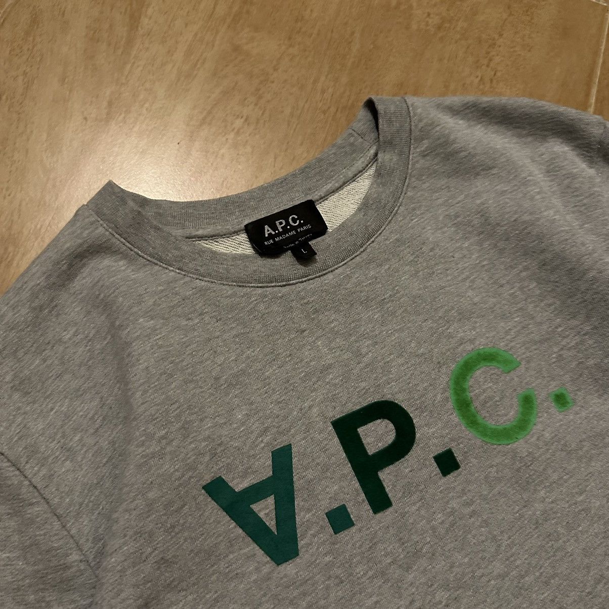A.P.C. × Designer A.P.C. Grey ‘VPC’ Sweatshirt Size US L / EU 52-54 / 3 - 4 Thumbnail