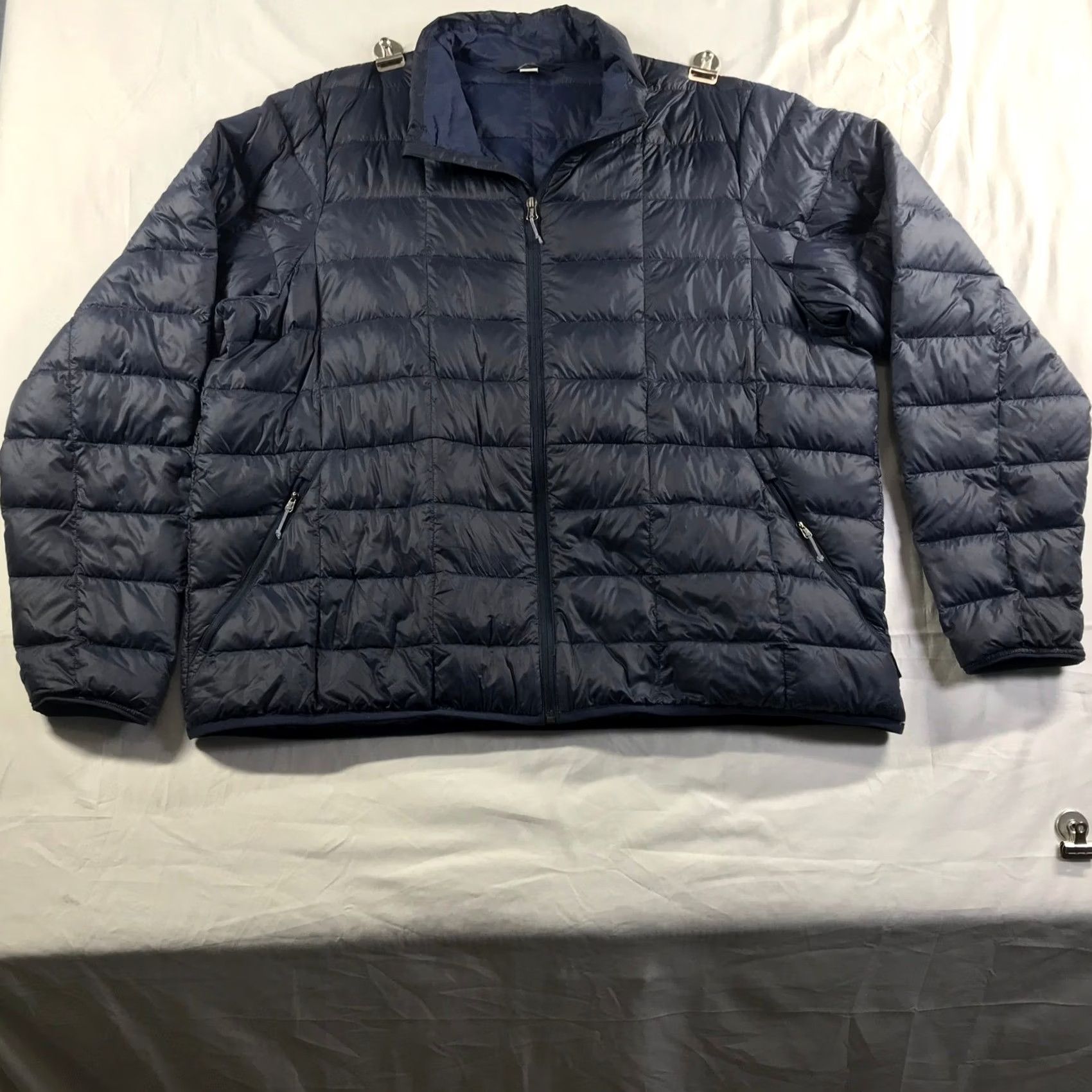 Vintage REI Co-op 650 Down Jacket Mens XXLarge Navy Blue Puffer Quilted Full Zip Coat Size US XXL / EU 58 / 5 - 7 Thumbnail