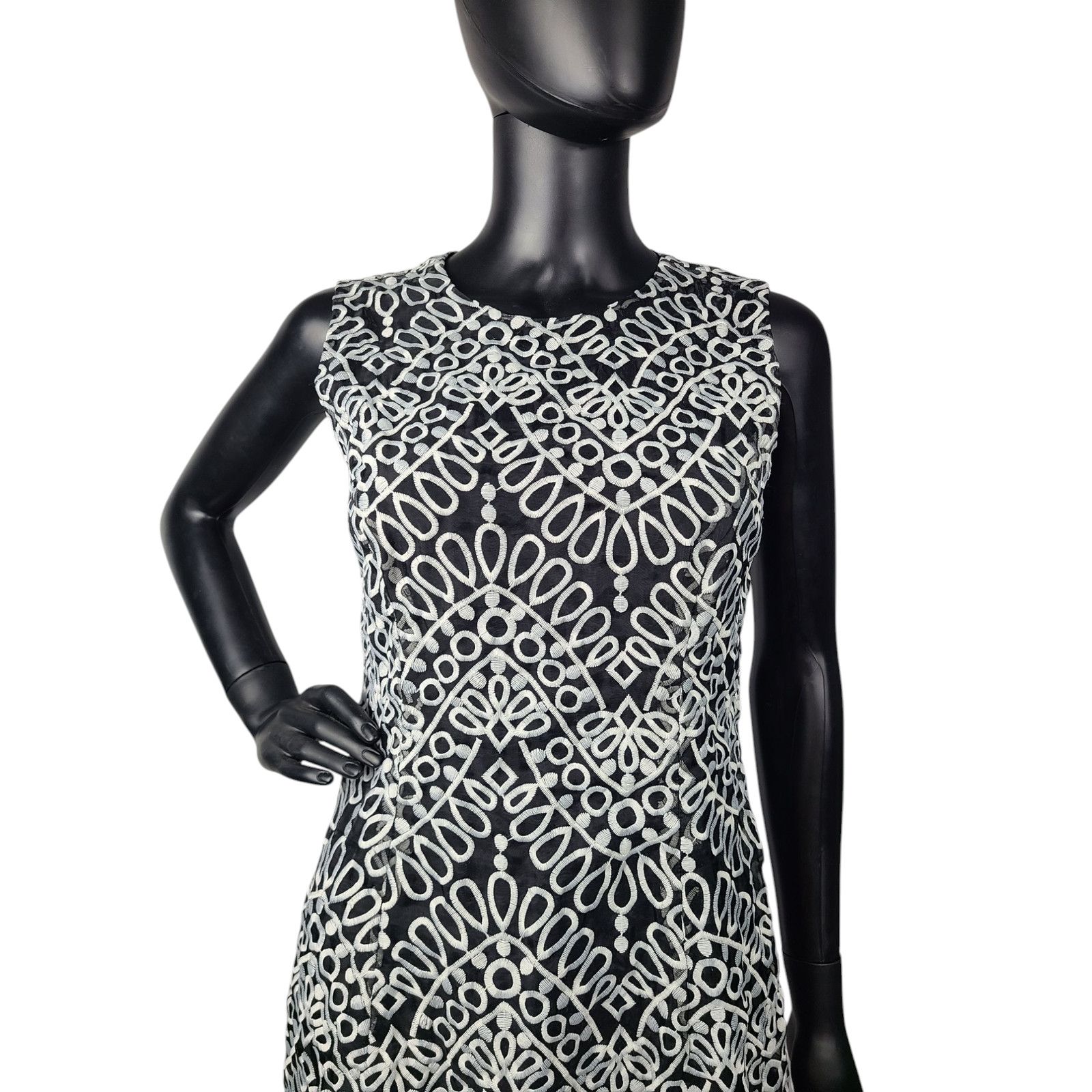 Prabal Gurung Prabal Gurung Sleeveless Sheath Jewel-Neck Slim Dress Size 4 Size S / US 4 / IT 40 - 2 Thumbnail