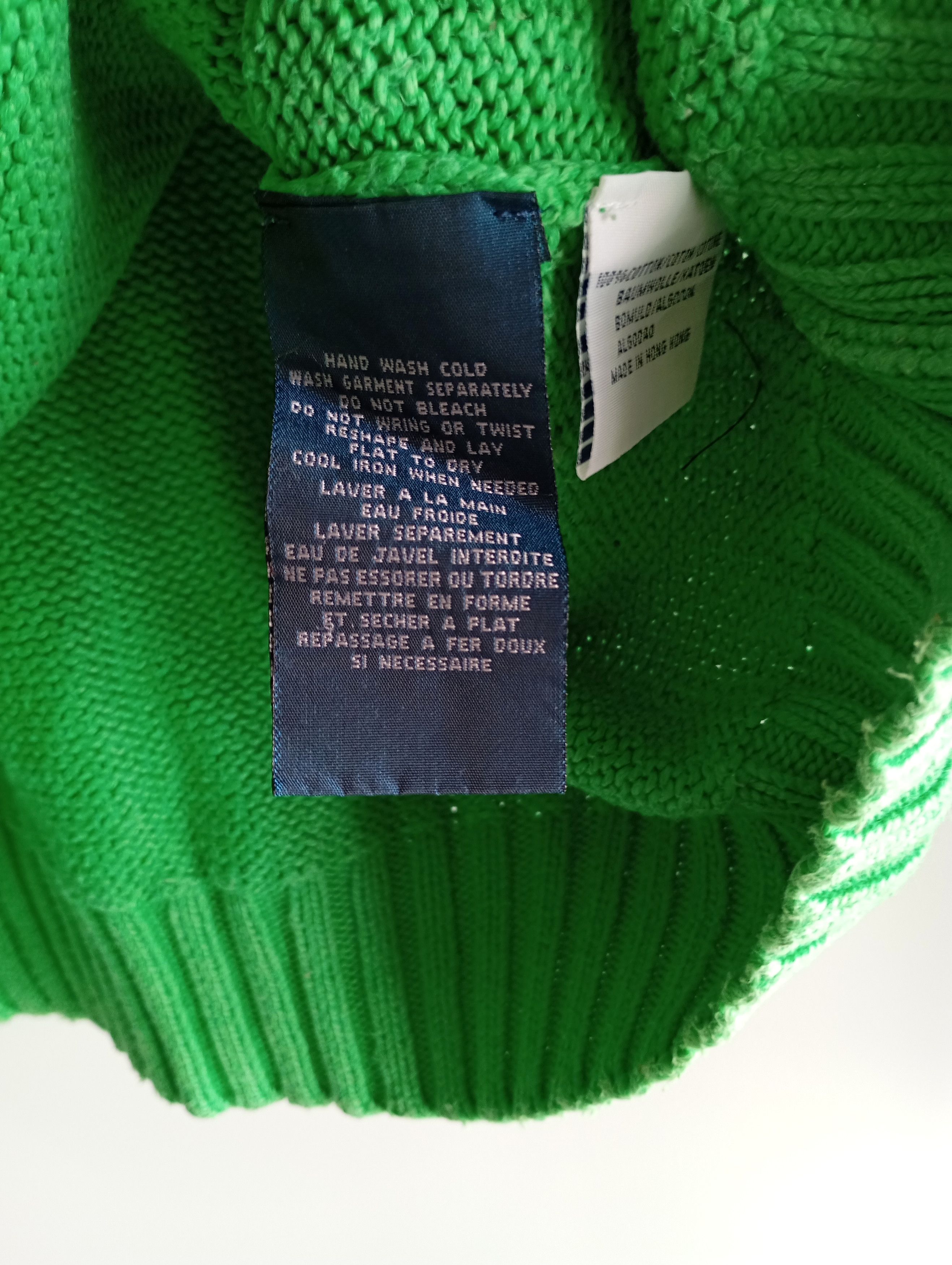 Polo Ralph Lauren Polo Ralph Lauren Green Cable Knit Sweater Oldmoney Size L Size US L / EU 52-54 / 3 - 10 Thumbnail