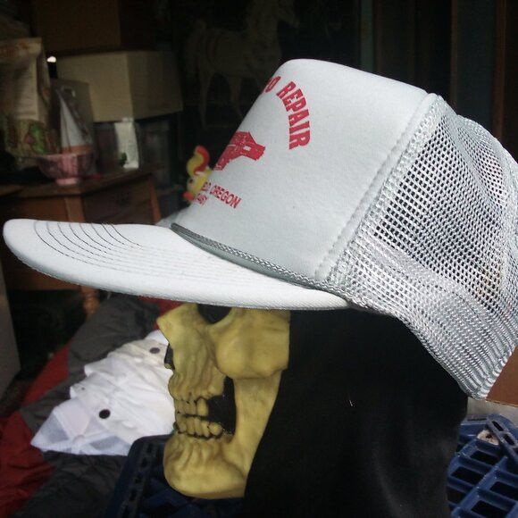 Other DS Vintage J&K Auto Repair Springfield Snap Trucker Hat Cap Size ONE SIZE - 3 Thumbnail