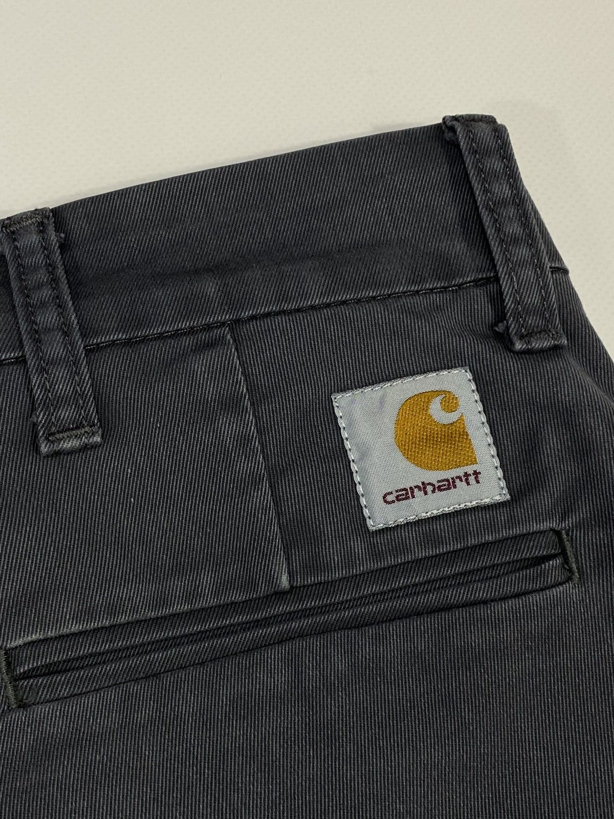 Carhartt 🔥LASTDROP🔥 Carhartt WIP Sid Pants Slim Grey Classic Chino Size US 27 - 15 Thumbnail