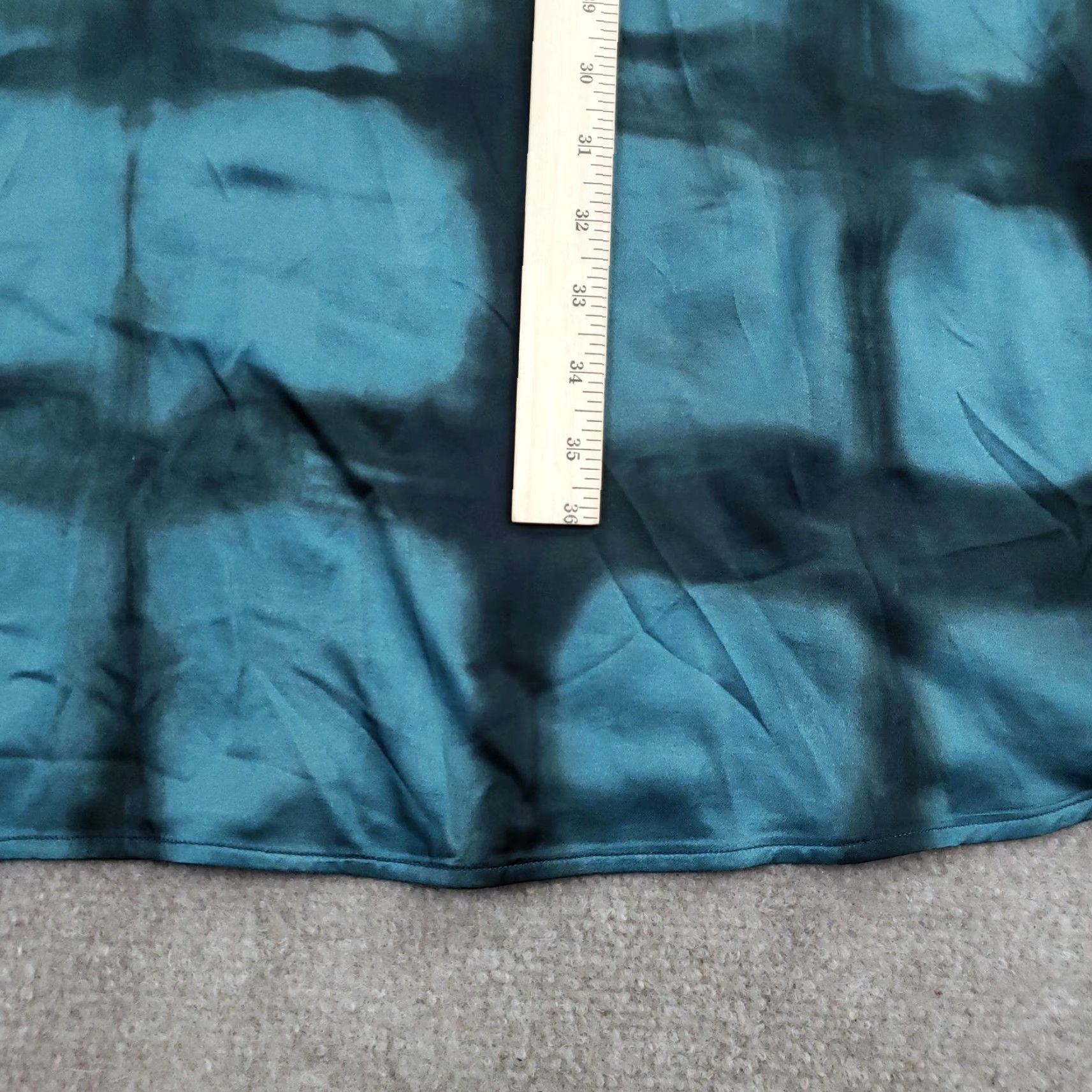 Vintage 0039 Italy Shirt Dress Womens Medium Blue Tie Dye Viscose Henley Ester Boho Size M / US 6-8 / IT 42-44 - 5 Thumbnail