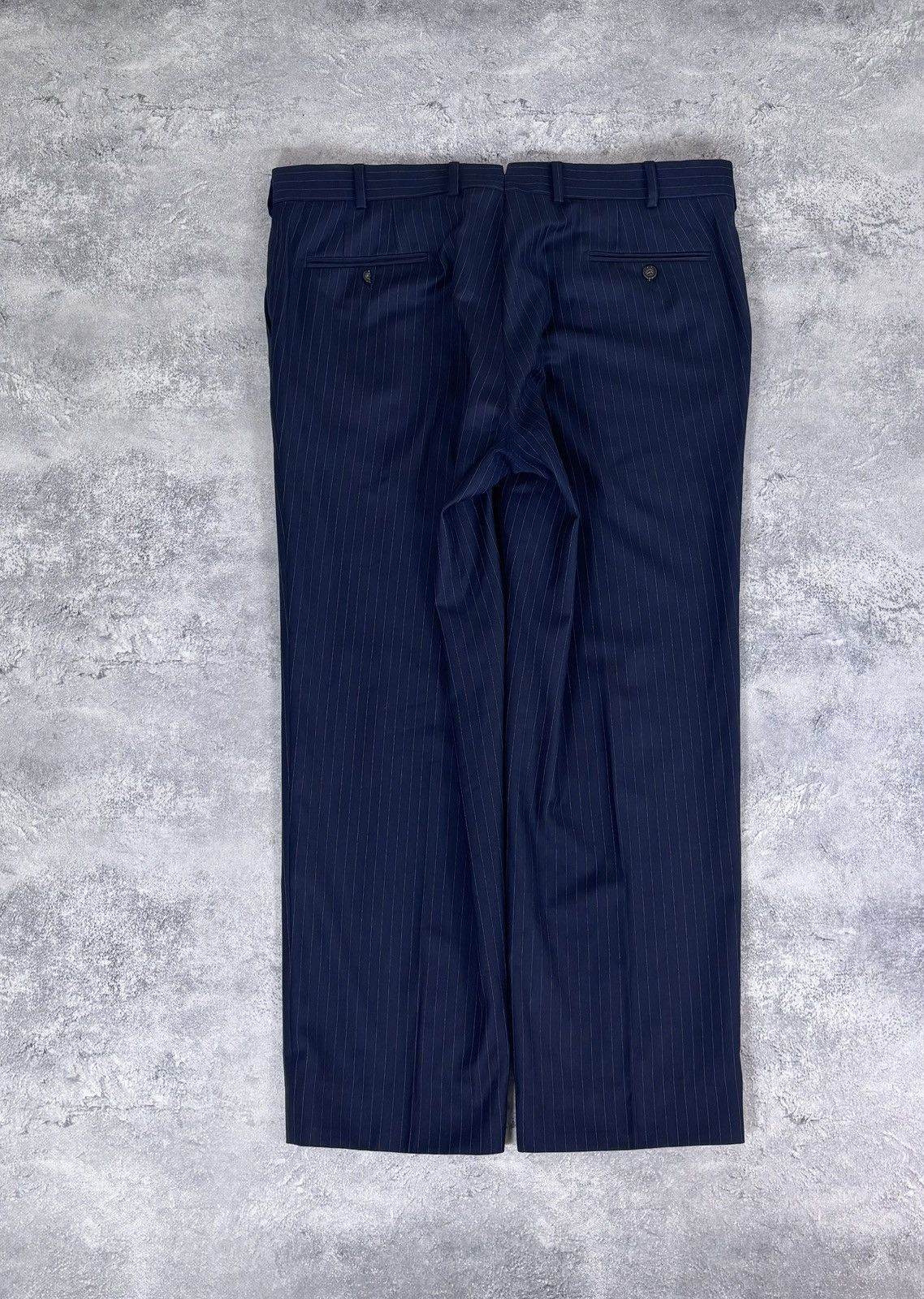 Suitsupply Suitsupply Men’s 2-Piece Navy Blue Pinstripe Wool Suit Size 44R - 21 Thumbnail