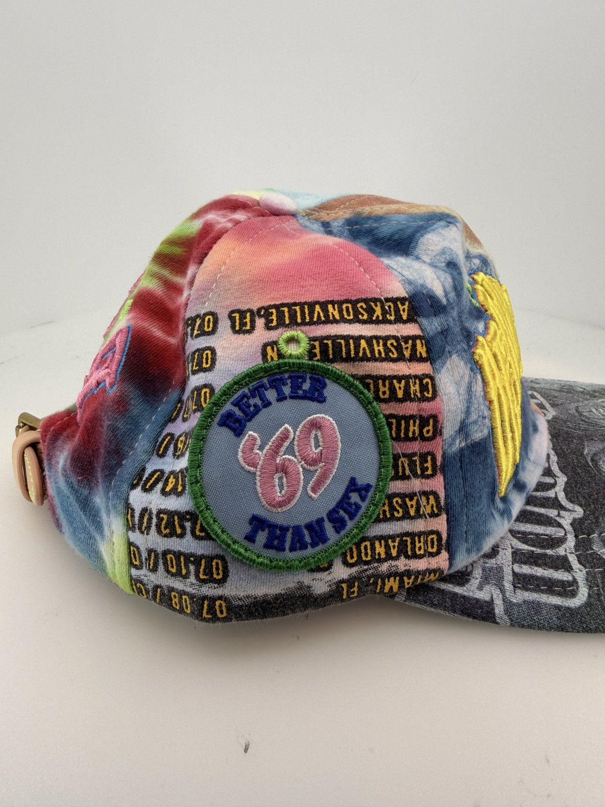 Better With Age Better With Age Deader With Age Reconstructed Tie-Dye Hat Size ONE SIZE - 3 Thumbnail