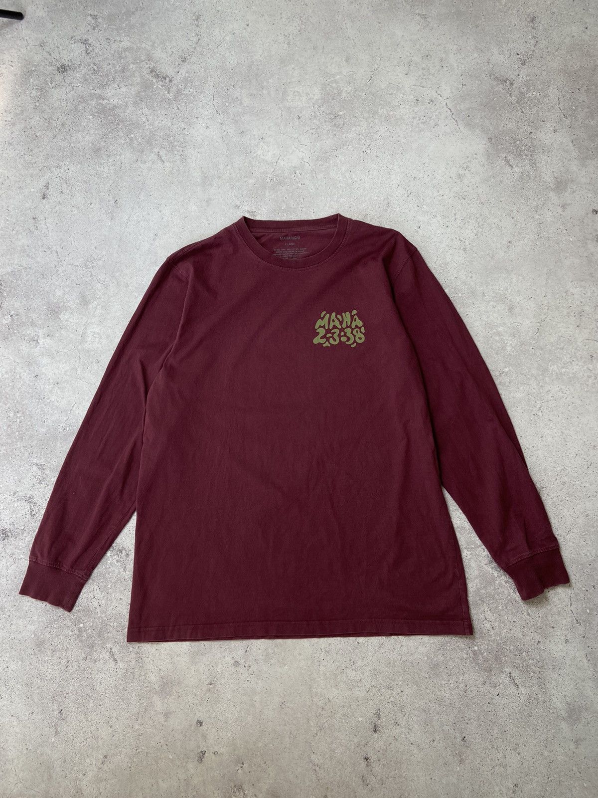 Japanese Brand Rare Long-Sleeve Maharishi Japan Style. Big Logo. Size US XL / EU 56 / 4 - 4 Thumbnail