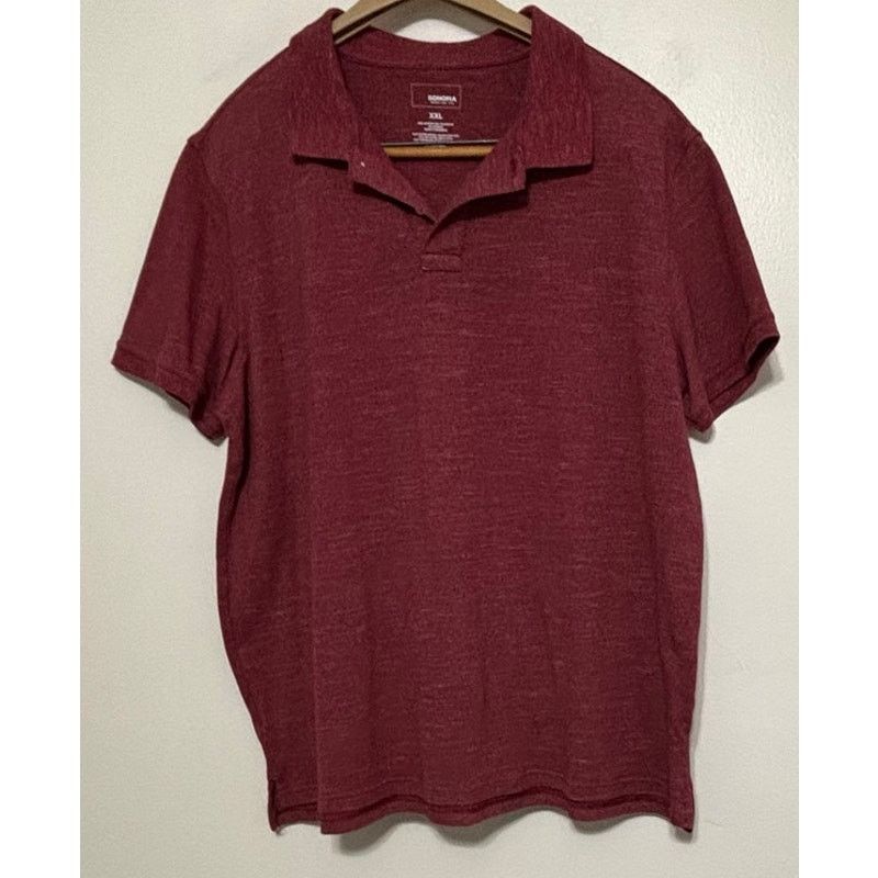 Other Sonoma Brick Red Polo Shirt Men’s XXL Short Sleeve Size US XXL / EU 58 / 5 - 1 Thumbnail