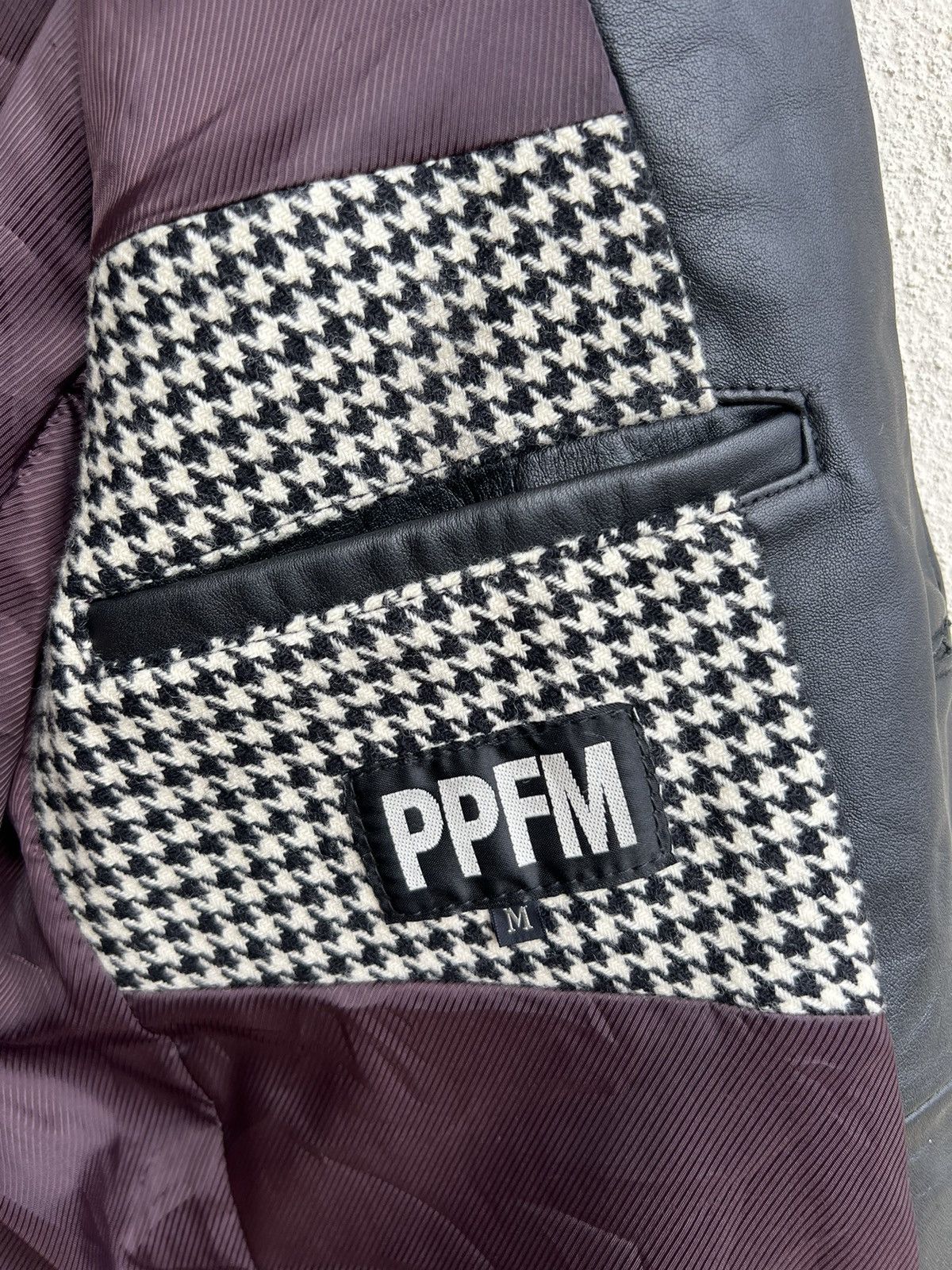 PPFM PPFM Patina Black Cowhide Leather Blazer Coat Jacket Size US M / EU 48-50 / 2 - 17 Thumbnail