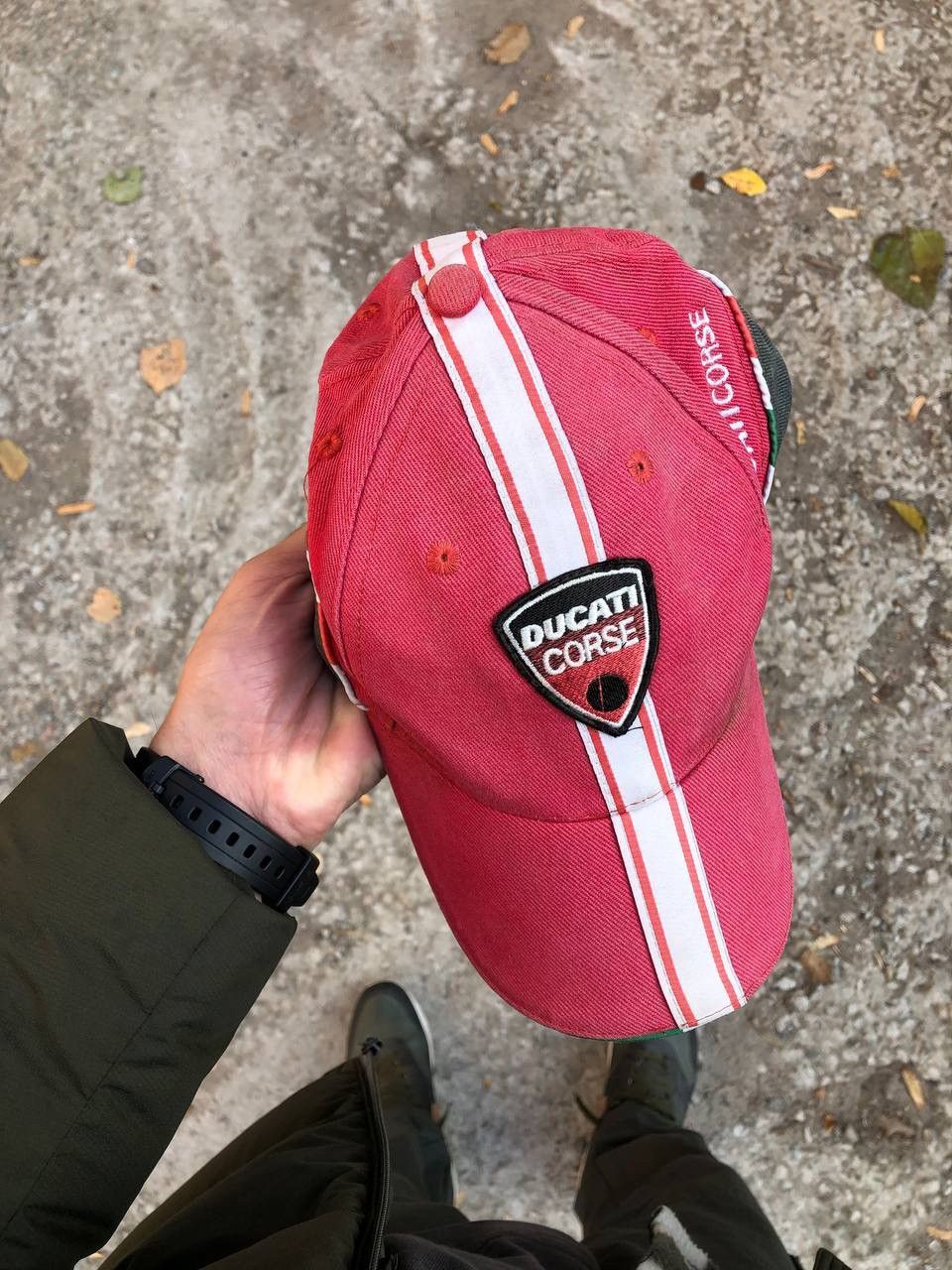 Ducati × Vintage VERY RARE DUCATI CORSE CAP RETRO MOTORCYCLE RACING Y2K 90s Size ONE SIZE - 2 Thumbnail