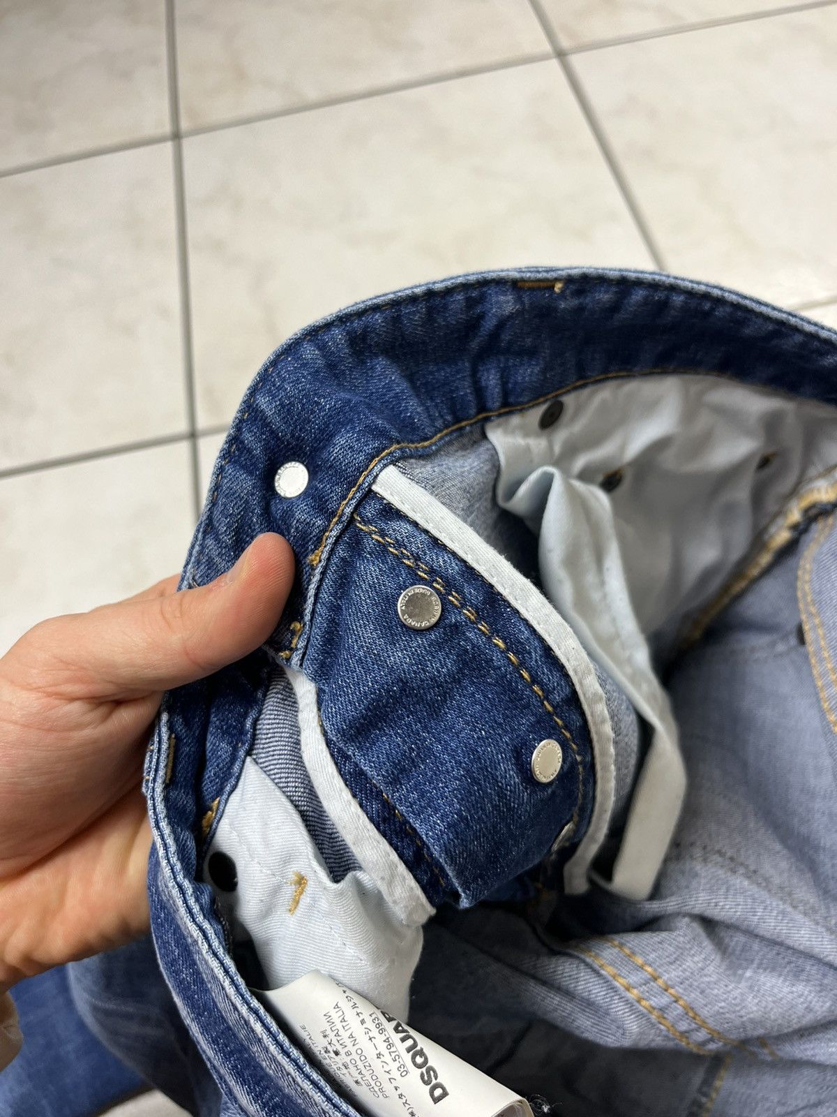 Designer × Dsquared2 Dsquared2 distressed denim skater jeans pants washed ripped Size US 34 / EU 50 - 17 Thumbnail