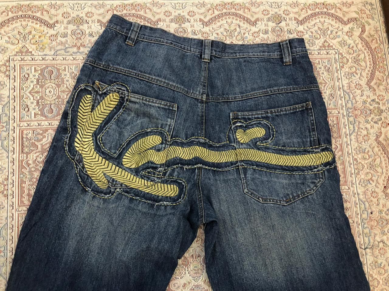Karl Kani VTG Karl Kani Jeans 38x34 Blue Baggy Denim Y2K Hip Hop Wide Size US 38 / EU 54 - 3 Thumbnail