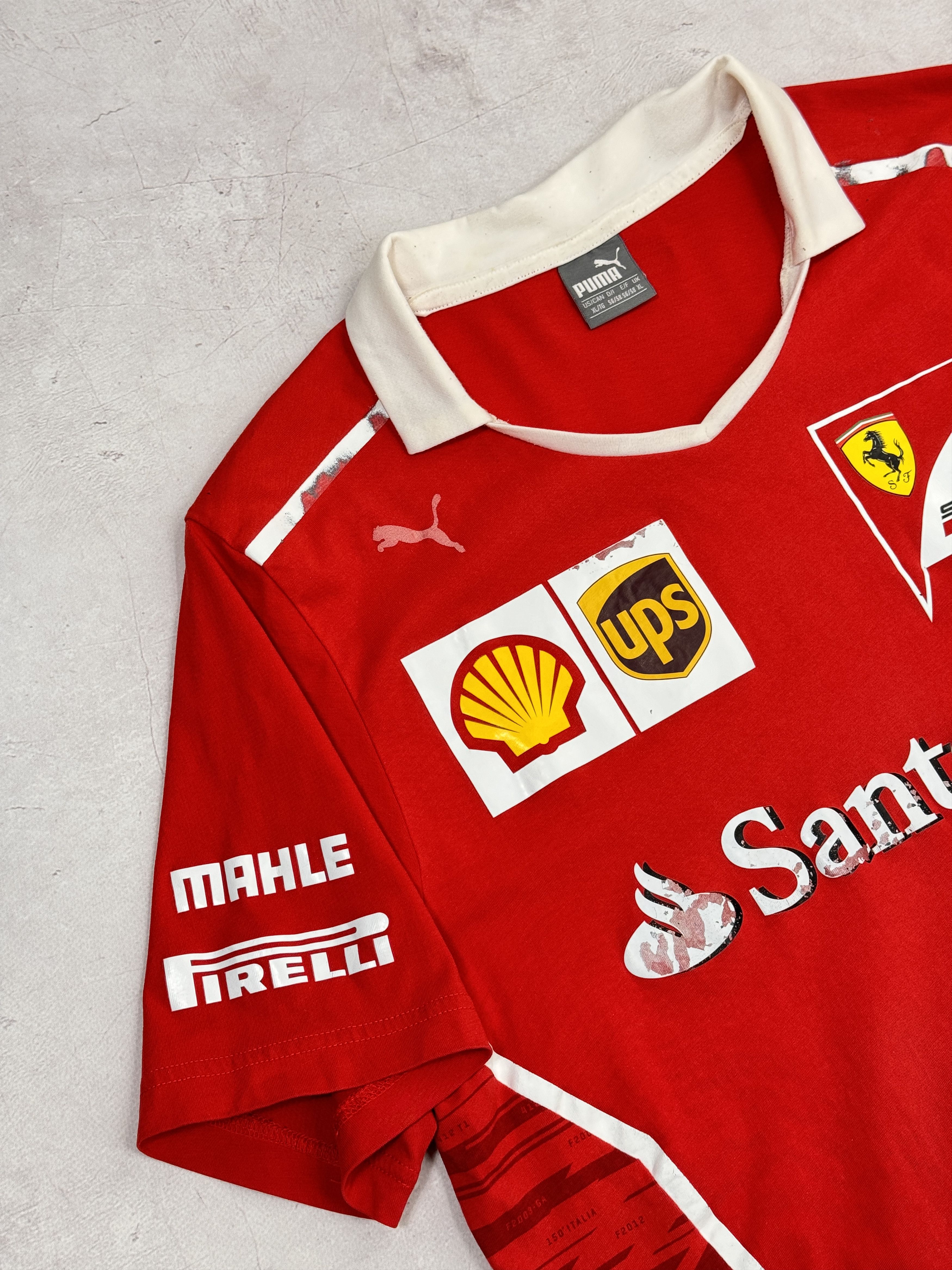 Ferrari × Formula 1 × Puma Puma & Scuderia Ferrari Polo T-Shirt Santander Pirelli F1 Size US L / EU 52-54 / 3 - 5 Thumbnail