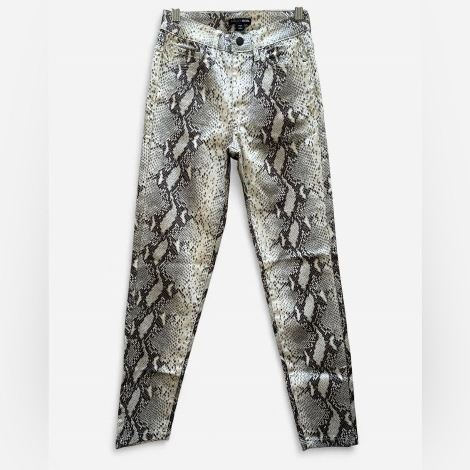 Fashion Nova Fashion Nova Snakeskin Print Skinny Pants Size Small Size 25" / US 0 / IT 36 - 1 Thumbnail