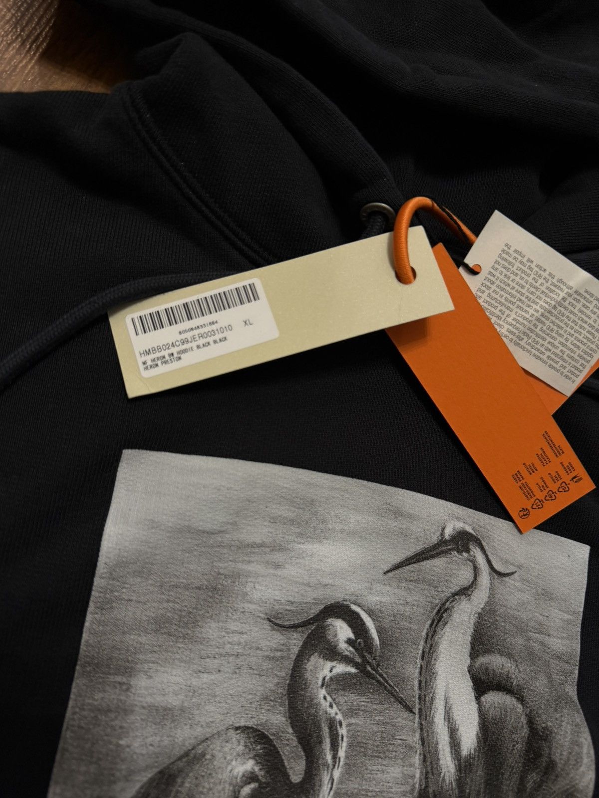 Heron Preston Heron Preston Black Hoodie Size US XL / EU 56 / 4 - 2 Thumbnail