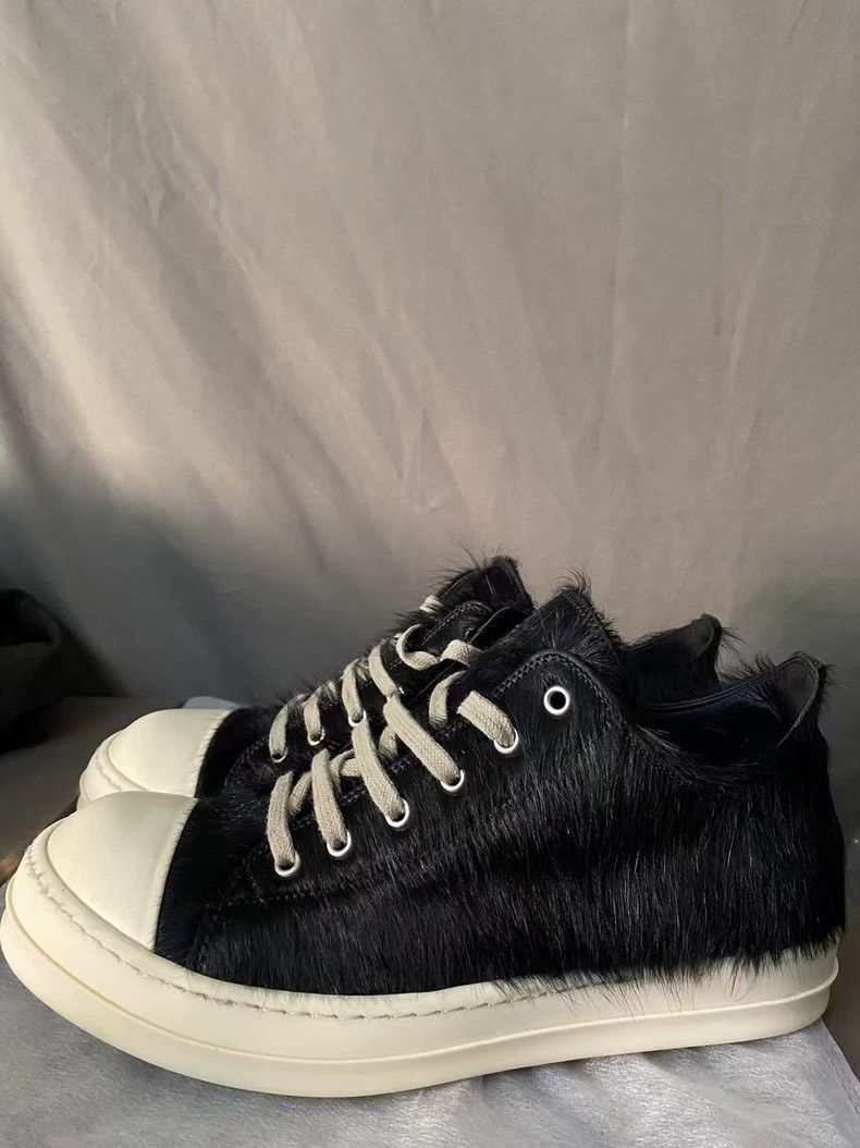 Rick Owens Rick Owens Low-Top Hairy Converse Sneakers-dmc Size US 9 / EU 42 - 1 Thumbnail